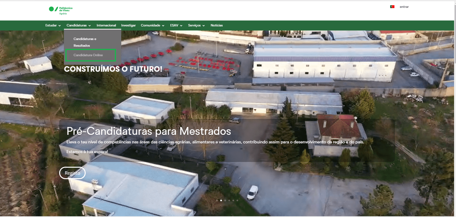 Portal_Candidatura ESAV